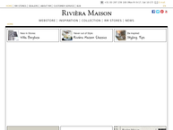 Website van Riviera Jacques Holding B.V. 