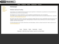 Website van Exad Trading 