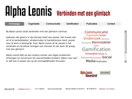 Website van Alpha Leonis B.V. 