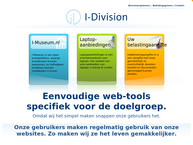 Website van I-Division B.V. 