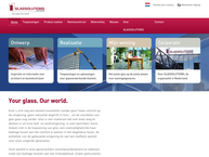Website van GLASSOLUTIONS Dubrit 