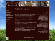 Website van Van den Elsen Houtbouw 