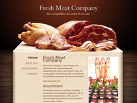 Website van Fresh Meat Company 