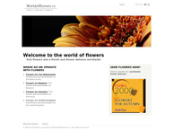 Website van World of Flowers B.V. 