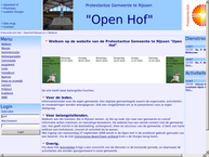 Website van Hervormde Stichting 'Open Hof' 
