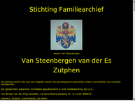 Stichting Familiearchief Van Steenbergen Van der Es