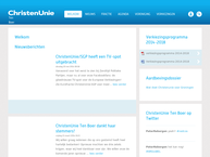 Website van Kiesvereniging Christenunie Ten Boer 