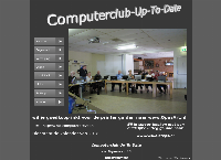 Website van Computerclub Up-To-Date 