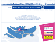Website van Afd. R'dam Ver. Mak. in Onr. Goed. & Vastg.desk. NVM 