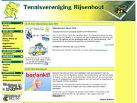 Website van Tennisvereniging Rijsenhout 