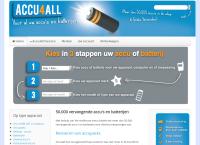 Website van Accu 4 All 