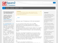 Website van Square2 IT Consultancy 