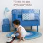 Sebra Kilibed baby-en peuterbed blauw