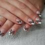 Nagels wit grijs