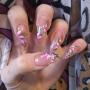 acrylnagels met design (stiletto)