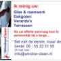 Glasbewassing en meer