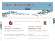 Polder Tekst & Project