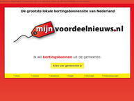 Website van Mijnvoordeelnieuws.nl 