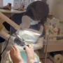 Pedicure aan het werk