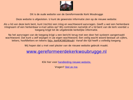 Gereformeerde Kerk Woubrugge