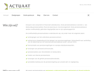 Website van Actuaat 