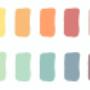paar kleuren abbondanza krijtverf