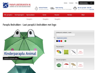 Paraplu Bedrukken