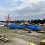 Lowlands opbouw Accuraat Verhuur partysets