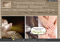 Website van Voetreflexpraktijk Nieuw Vennep 