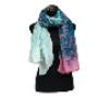 Roze blauwe sjaal