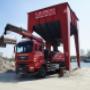 Zand laden op onze loswal
