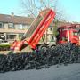 Zand lossen aan de achterkant