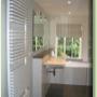 Badkamer met designradiator