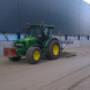 Zandbaan onder laser-profiel