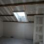 Nieuw dakraam, plafond, verlic