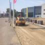 Baan maken t.b.v. straatwerk