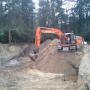 Bouwput ontgraven