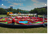 Website van Springkussenverhuur Den Haag 