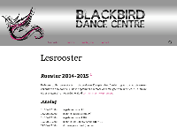 Website van Blackbird Dance Centre 