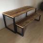 Tafel met bank