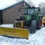 Sneeuw schuiven, zout strooien