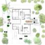 Villa Bonaire plattegrond