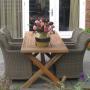 Iroko Tuintafel