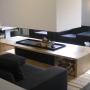 Eiken tafel en haard