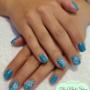Acryl kunstnagel en nailart