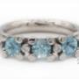 Flora ring met topaas