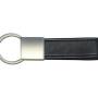 zwarte leren sleutelhanger