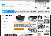 Website van Beamerwebwinkel.com 
