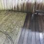 houten vlonder schoonspuiten