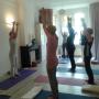 Hatha yoga groepsles